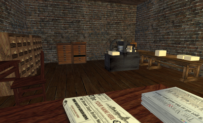 Newspaper interior