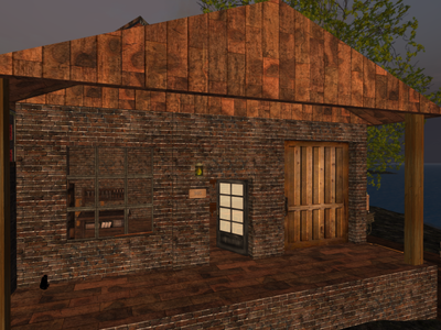 Wood shop exterior view