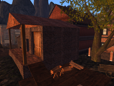 Wood shop exterior view